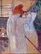 Henri de toulouse-lautrec, Woman Combing her Hair